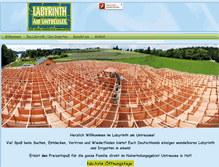 Tablet Screenshot of labyrinth-untreusee.de